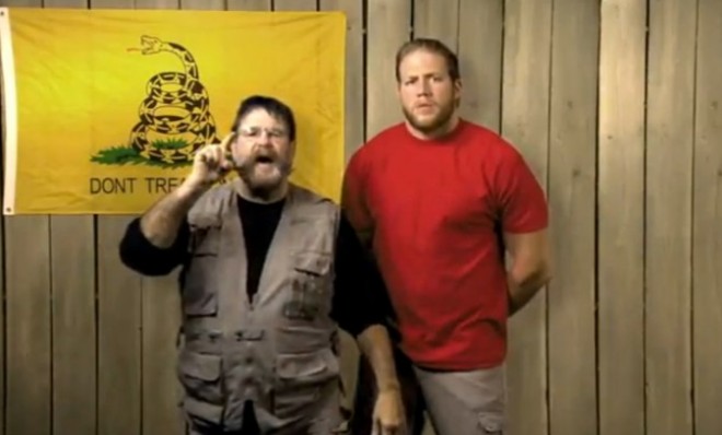 Wrestlers Zeb Colter and Jack Swagger