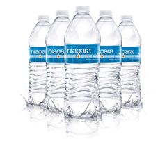 Niagara Water bottles.