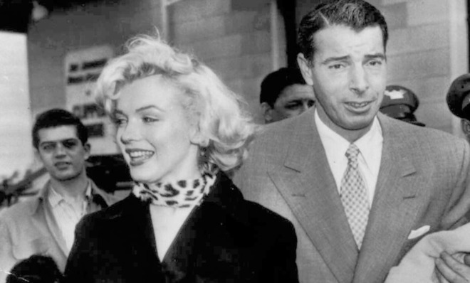 Monroe and DiMaggio