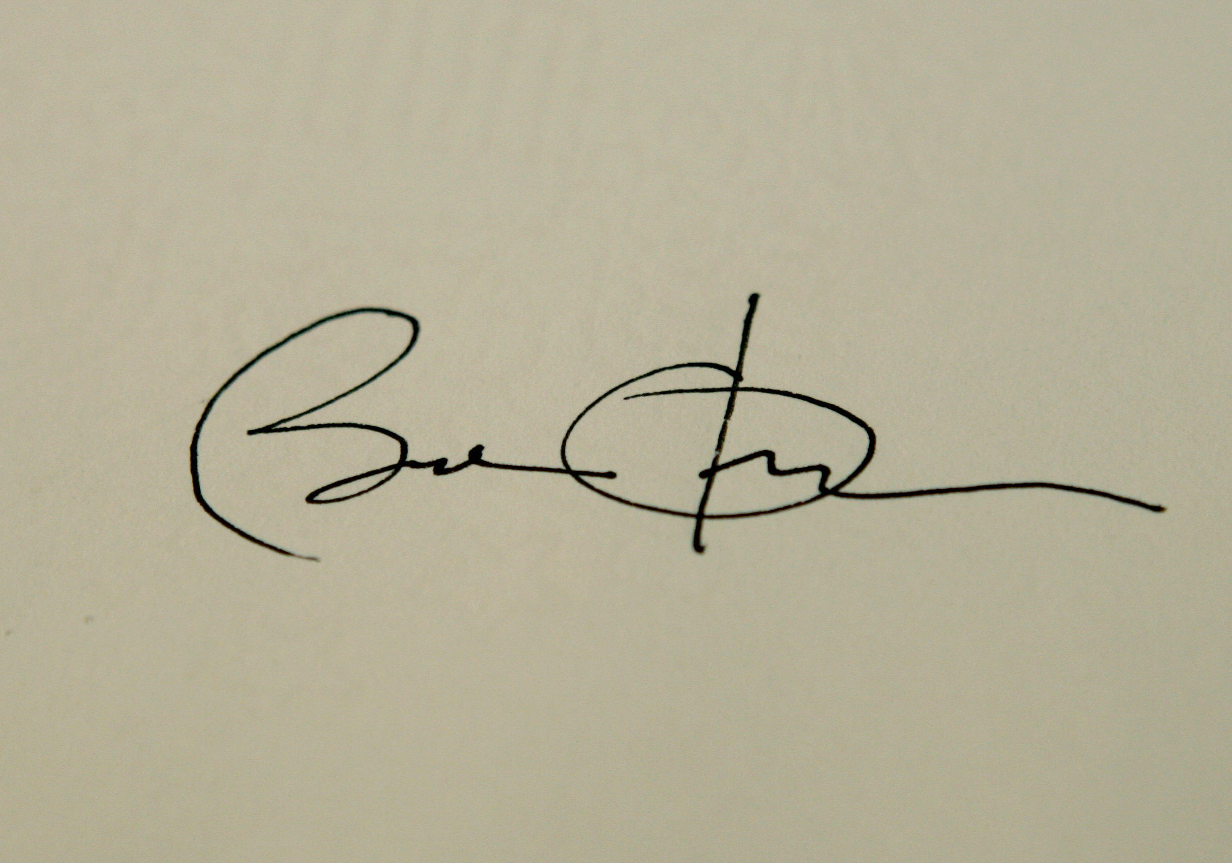 Barack Obama&#039;s signature.
