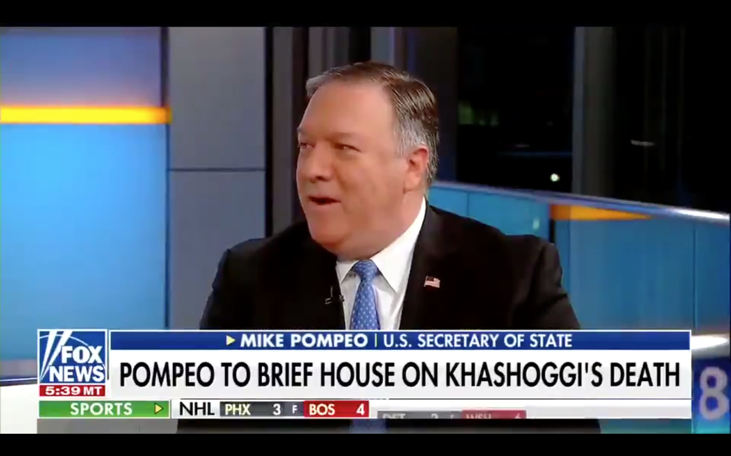 Mike Pompeo on Fox &amp; Friends.