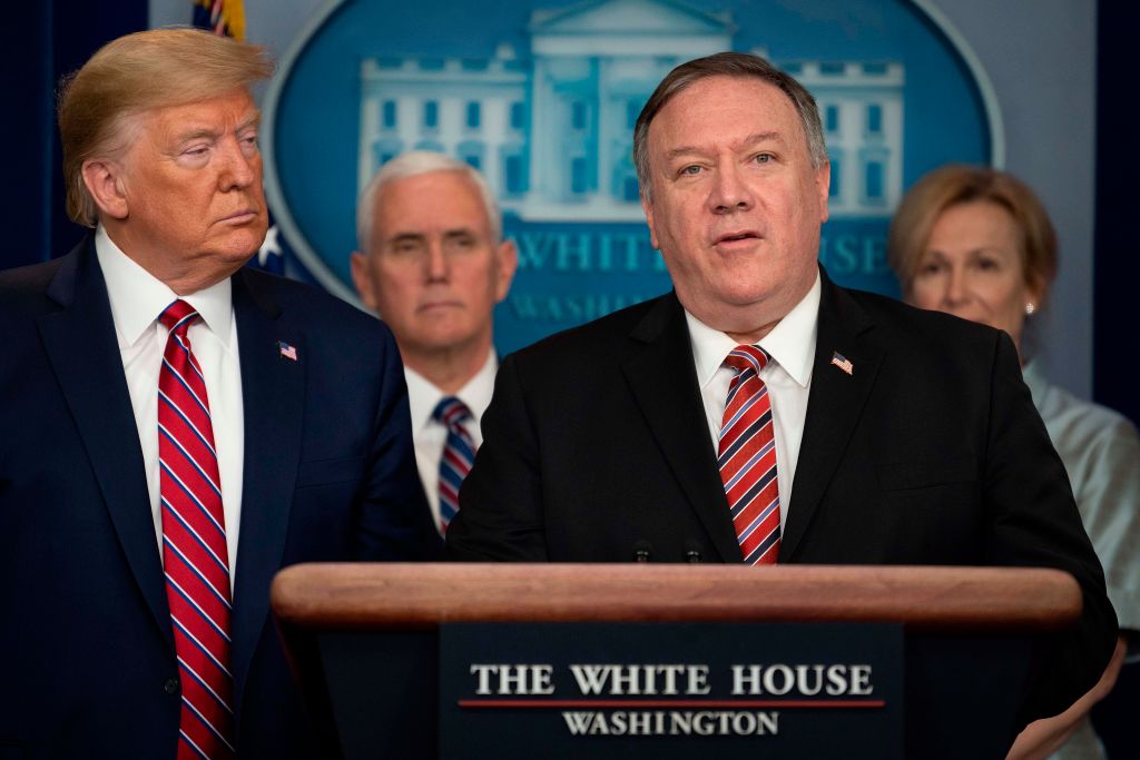 President Trump and Mike Pompeo. 