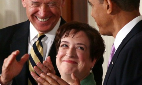 President Obama and Vice President Biden officially endorsed Elena Kagan for Supreme Court.