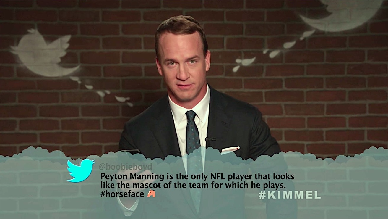 Peyton Manning goes on Jimmy Kimmel Live