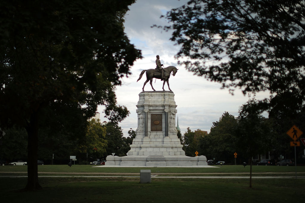 The Robert E. Lee statue in Richmond, Virginia.