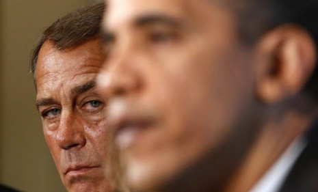 For the first time in history, the U.S. government&#039;s credit rating was docked, and some say House Speaker John Boehner and President Obama are to blame.