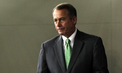 Both sides have to &quot;rein in government - not [shut] it down,&quot; says Speaker of the House John Boehner.