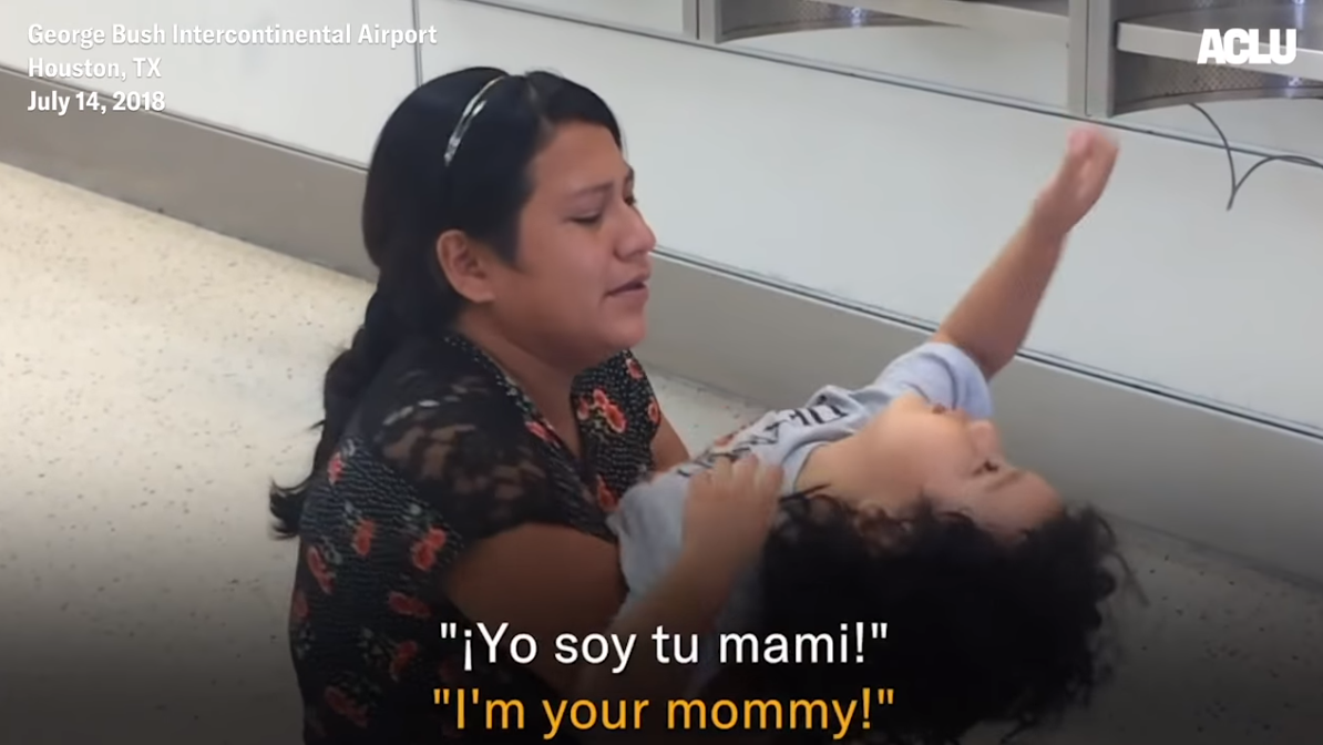 A Honduran mother is reunited with her son after three and a half months of separation by the Trump administration&#039;s discontinued policy of splitting up migrant families.