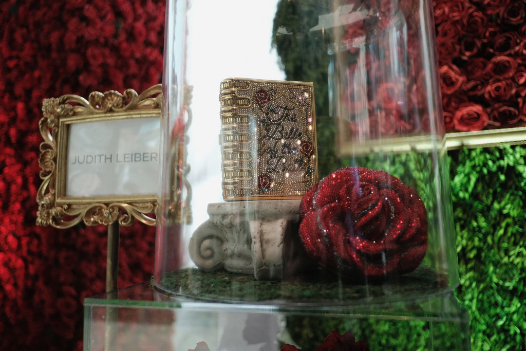 Judith Leiber Beauty and the Beast clutches.
