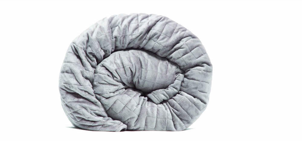 A luxurious weighted blanket.