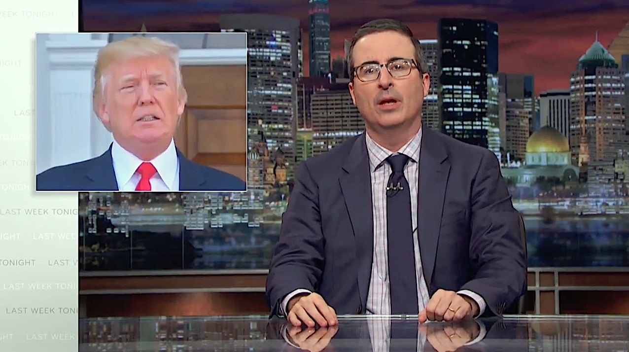 John Oliver calls out Trump for not calling out Nazis