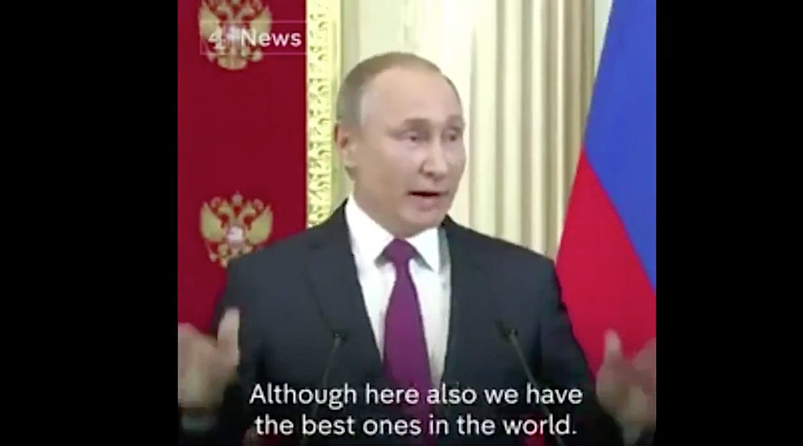 Vladimir Putin jokes about Russian prostitutes