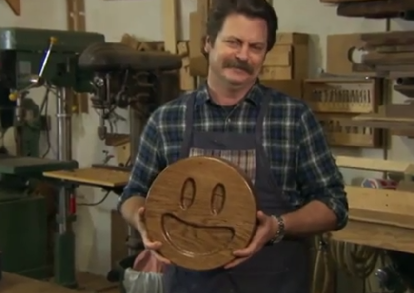 Nick Offerman offers an alternative to the pesky convenience of texting emojis