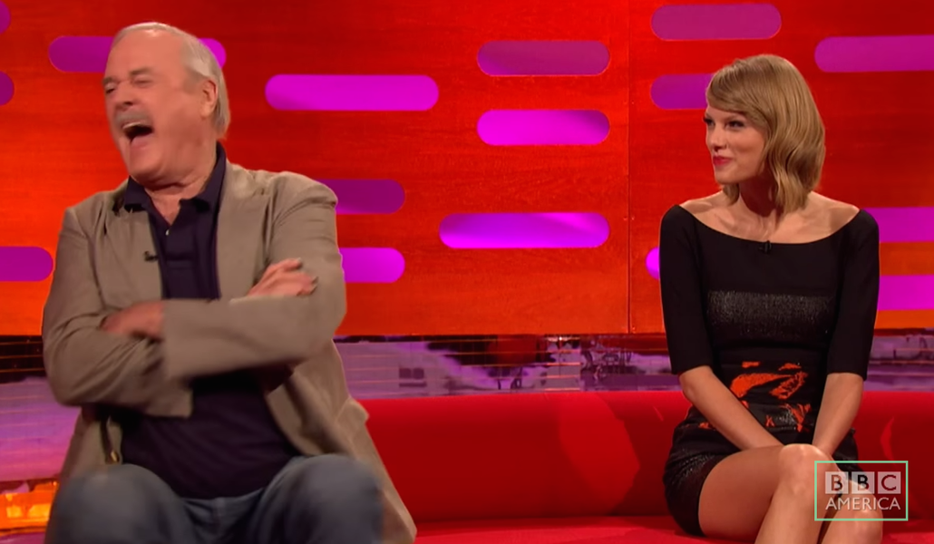 Watch Taylor Swift and Monty Python&#039;s John Cleese fight about their cats