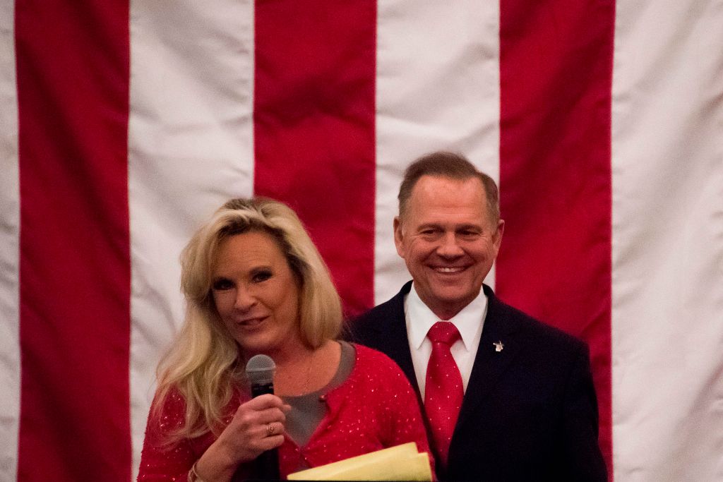 Kayla Moore and Roy Moore.