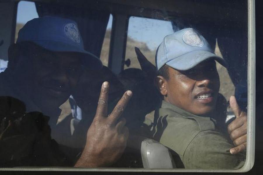 U.N. peacekeepers released by Syrian militants