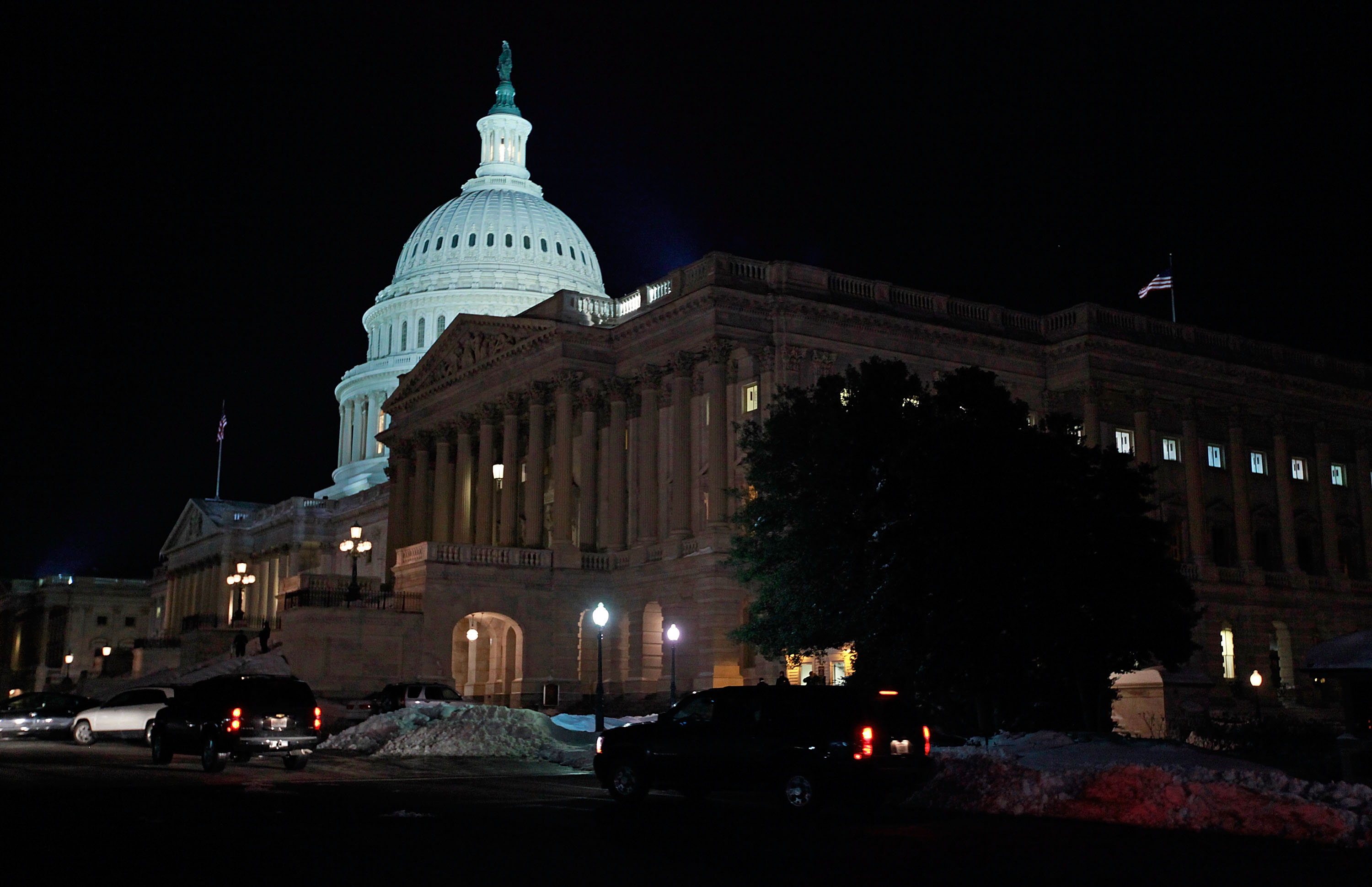 The U.S. Capitol. 