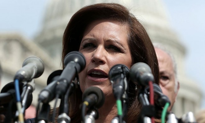 With Michele Bachman&#039;s exit, Republicans lose a headache, Democrats a potent fundraising tool.