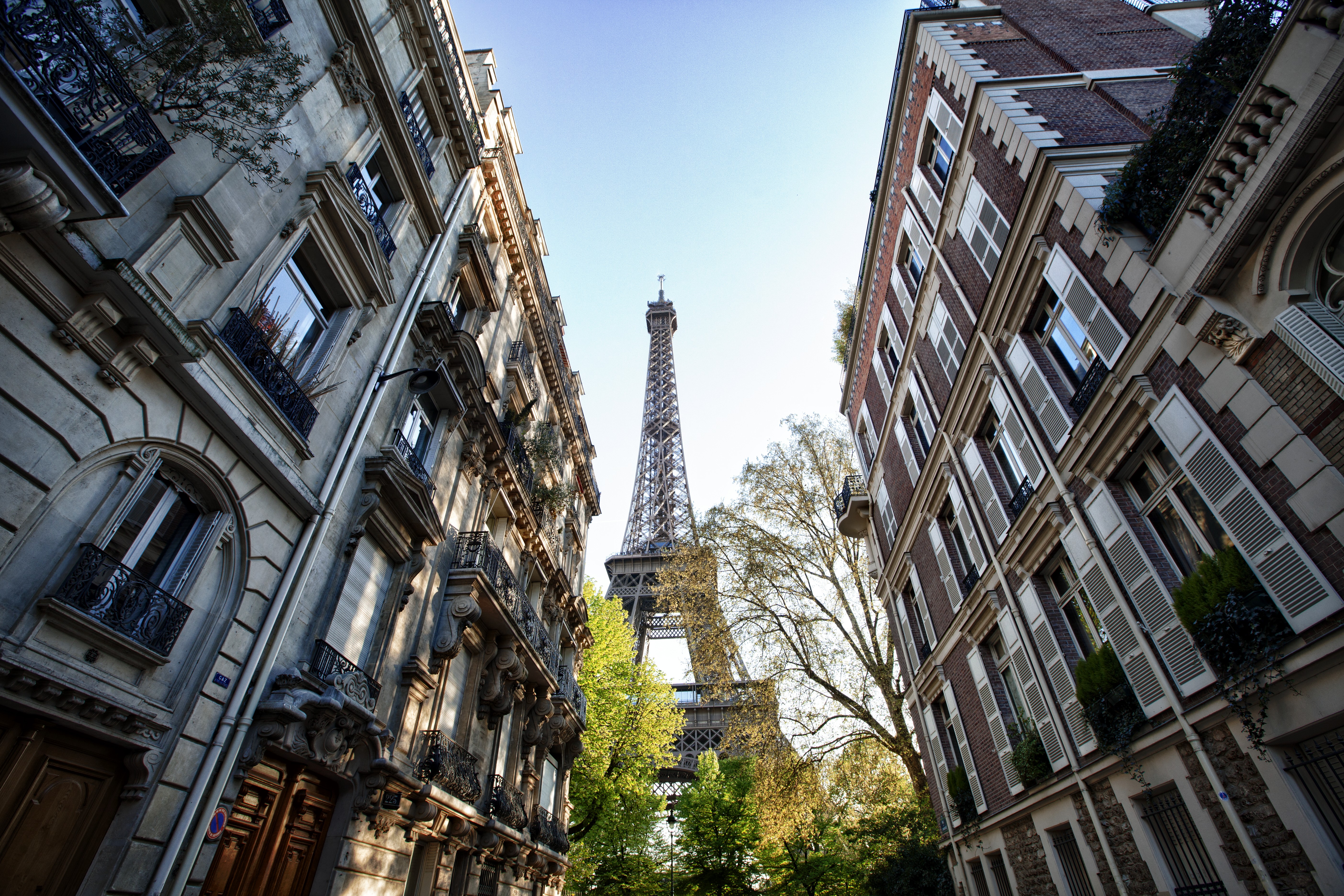 A Parisian neighborhood.