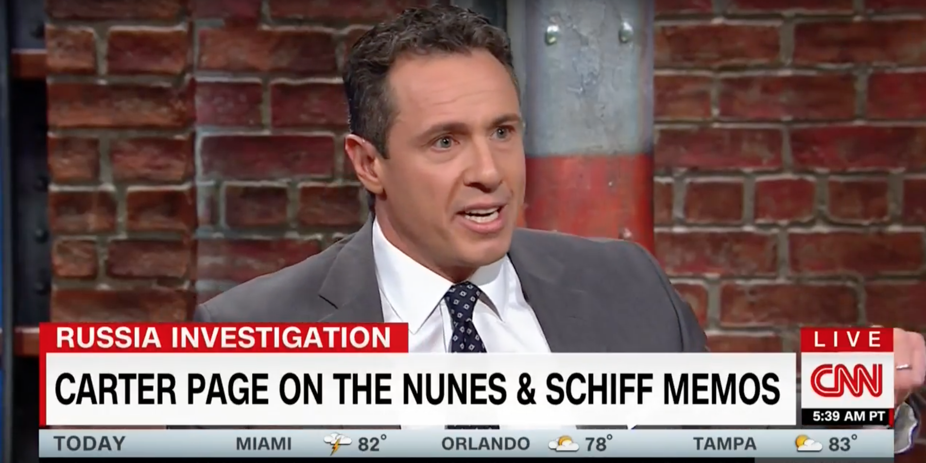 Chris Cuomo confronts Carter Page.