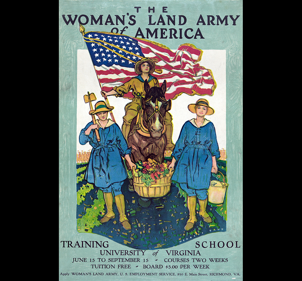 Womens Woman Suffrage Circa 1917 Soldier Marine WWI Poster 