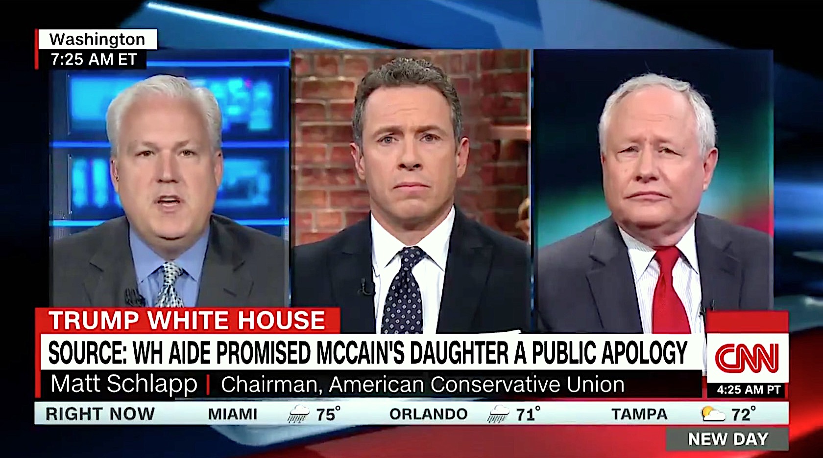 Chris Cuomo wants to know why the White House did not apologize to John McCain