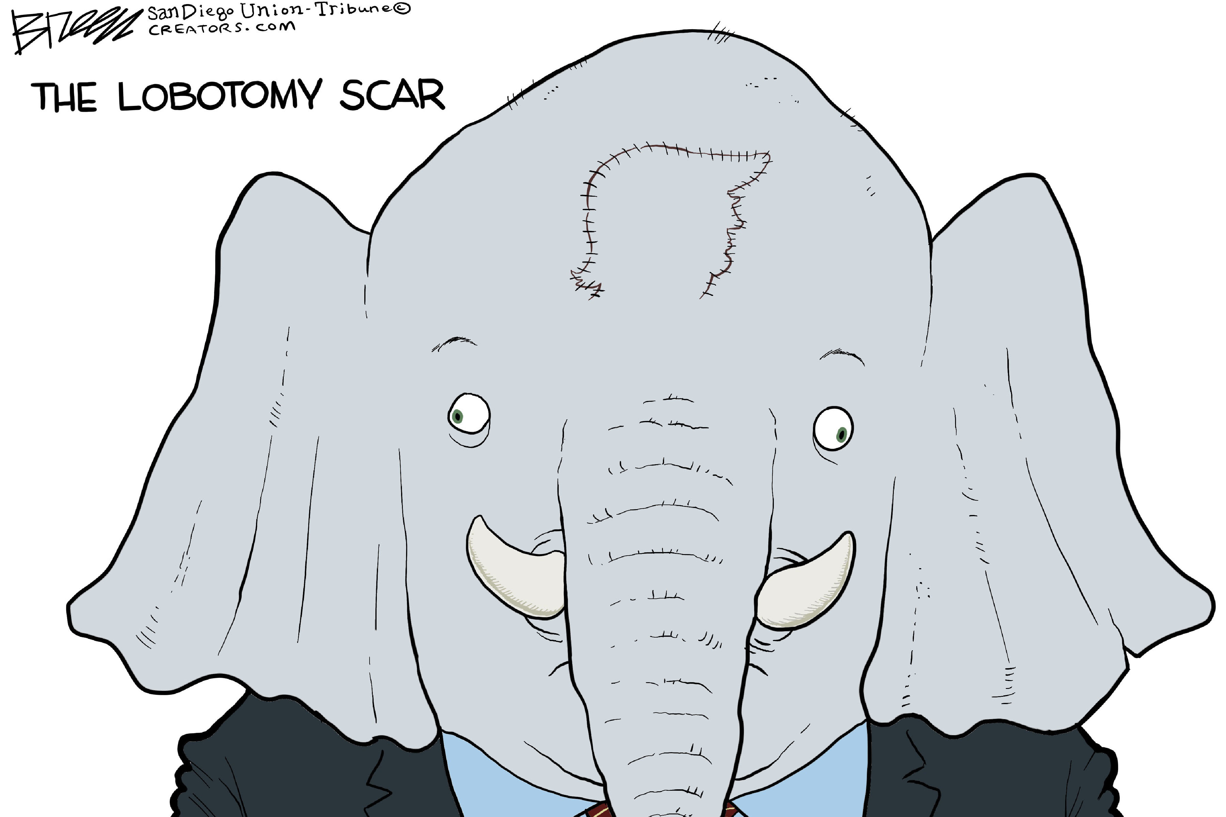 Political Cartoon U.S. gop trump&amp;nbsp;