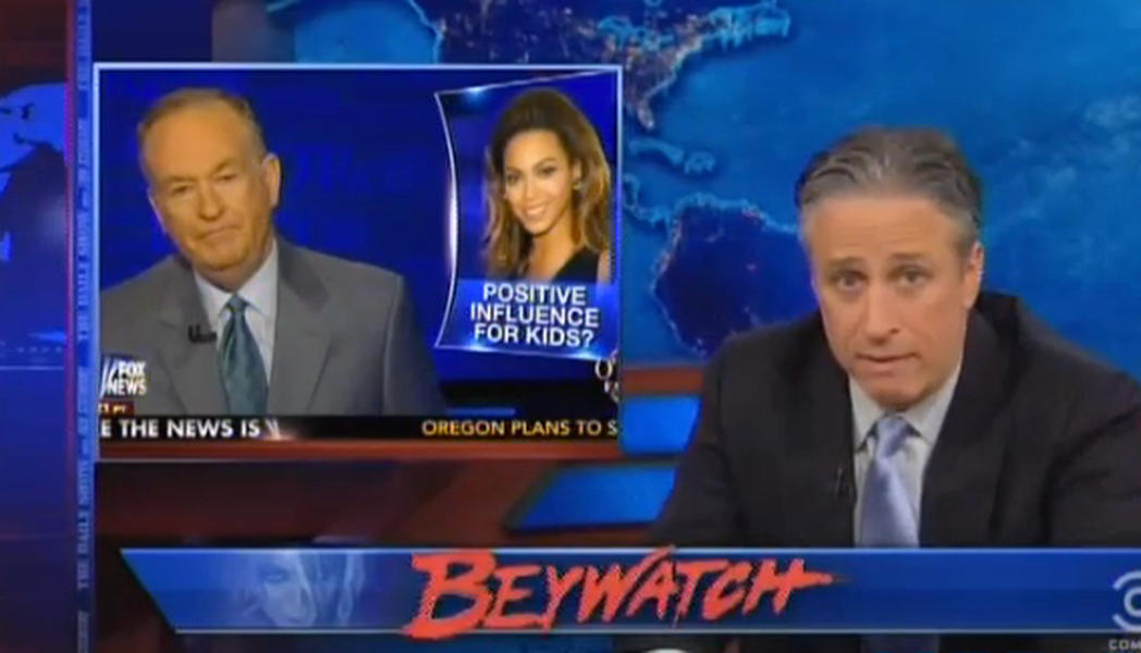 Jon Stewart cheerfully annotates Bill O&#039;Reilly&#039;s Beyonc&amp;eacute; obsession