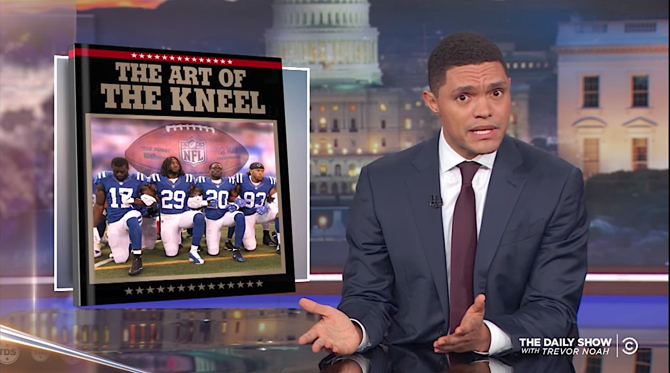 Trevor Noah takes a look at the NFL protests