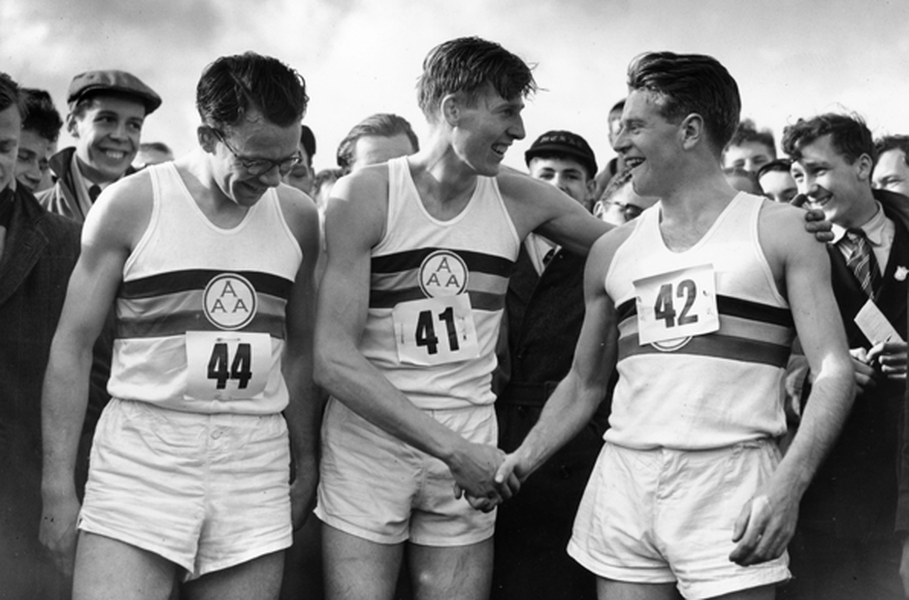 Sir Roger Bannister celebrates 60th anniversary of his first sub-four-minute mile