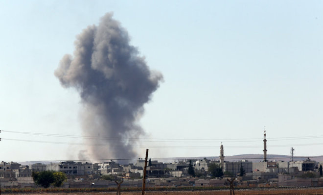 Airtrike in Kobani