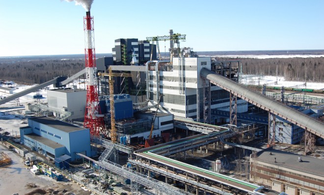 Estonia&#039;s new, state-of-the-art Enefit280 oil shale refinery. 