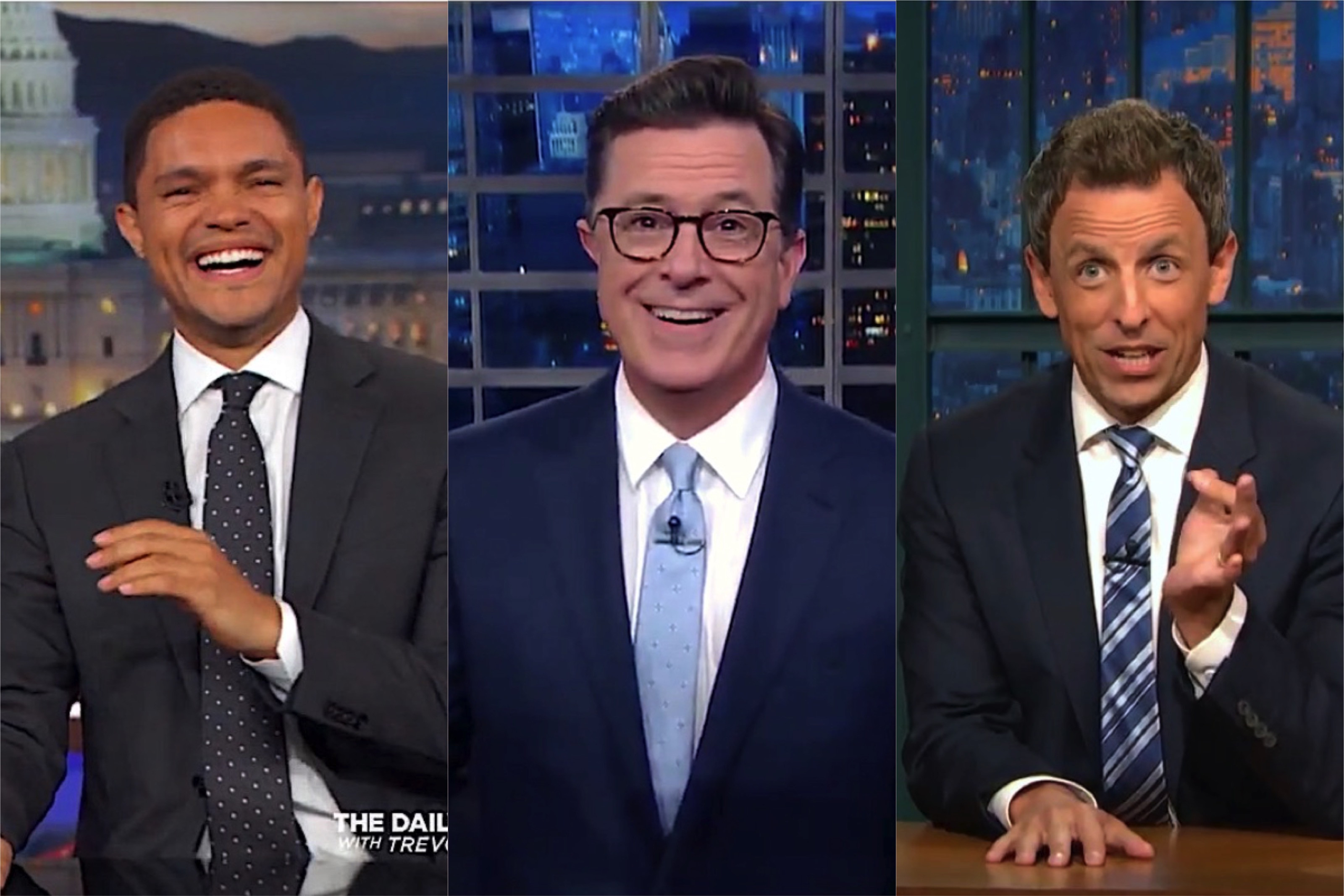 Late night TV laughs at Trump over Mueller grand jury