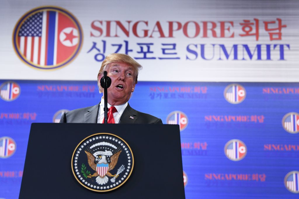 Donald Trump Singapore Summit. 