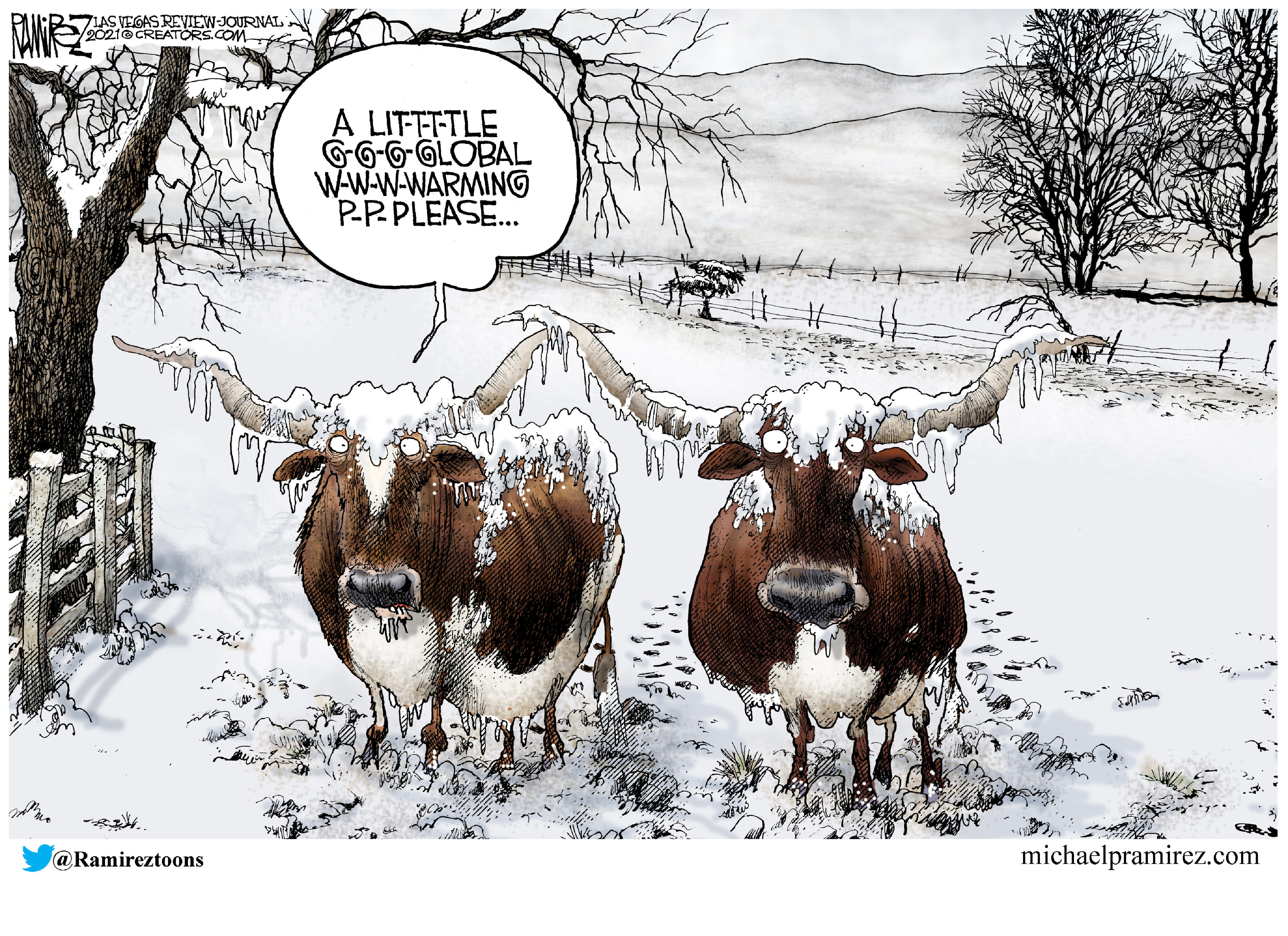 Editorial Cartoon U.S. texas winter storm&amp;nbsp;
