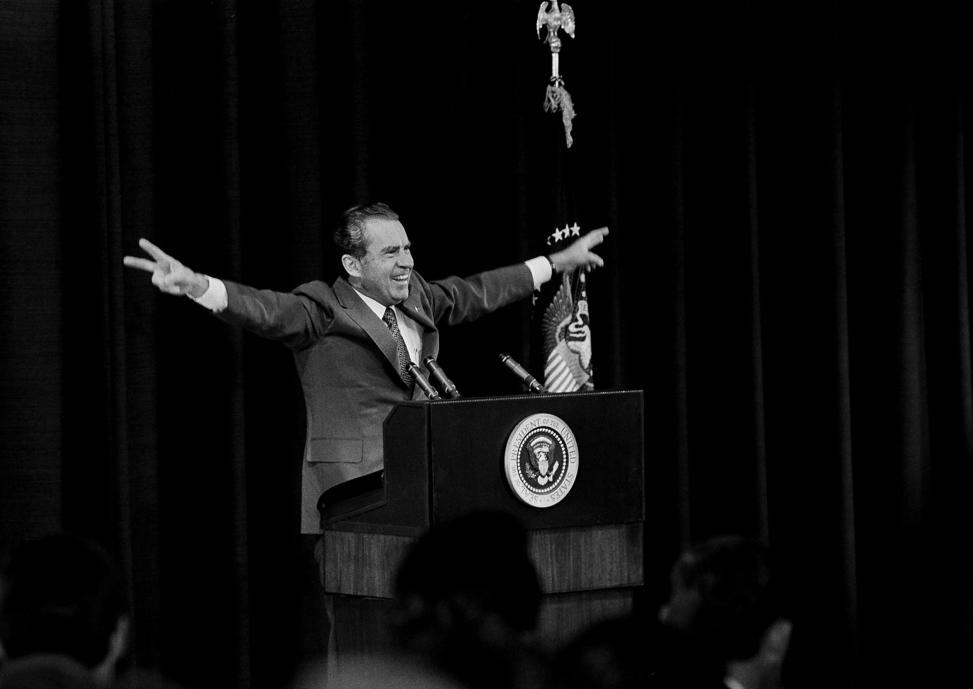 Former President Richard Nixon in 1973.