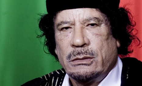 &quot;I have the money and arms to fight for a long time,&quot; Libyan leader Moammar Gadhafi has reportedly said.