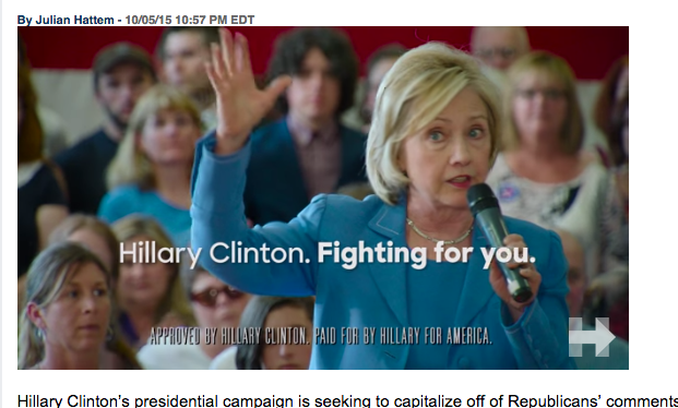 Hillary Clinton 2016 campaign ad.