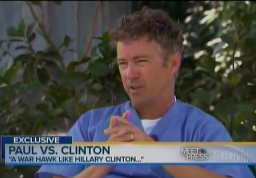Rand Paul: &#039;War hawk&#039; Hillary Clinton would have trouble against me in 2016