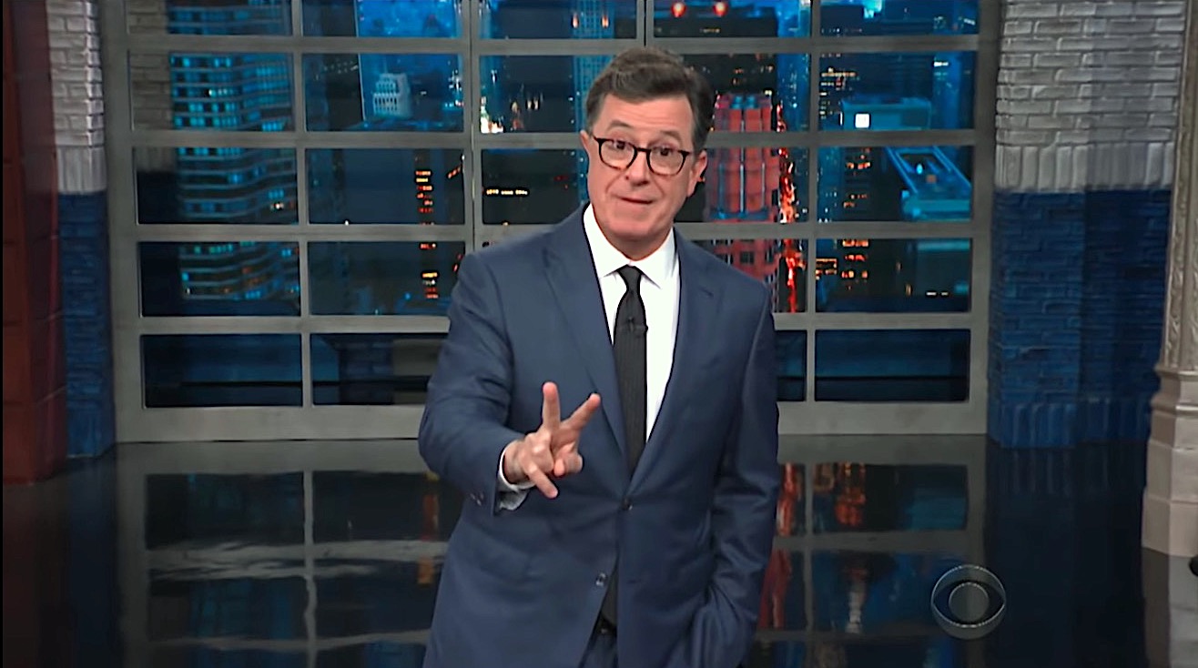 Stephen Colbert has a middle road for Trump officials dining out