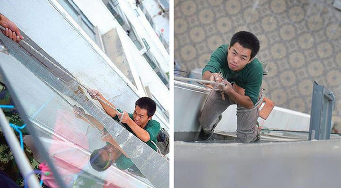 Chinese boy can&#039;t hear his cartoons, cuts high-rise worker&#039;s safety rope