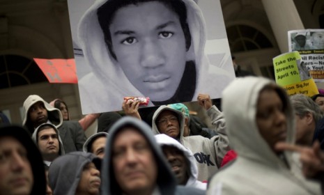 A Trayvon Martin rally