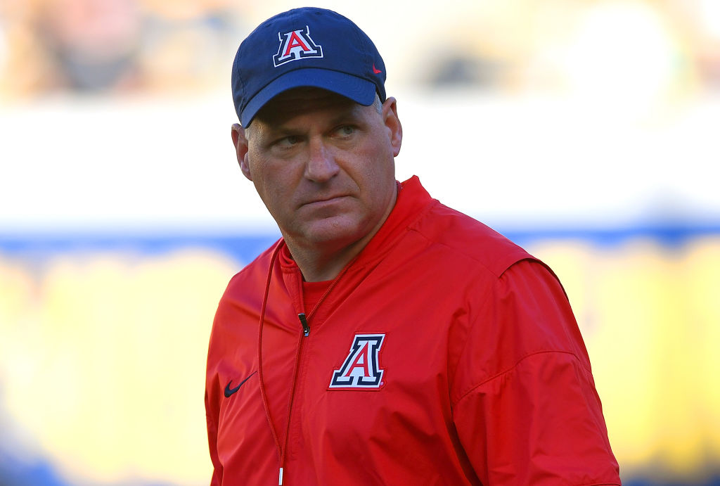 Arizona football coach Rich Rodriguez is out