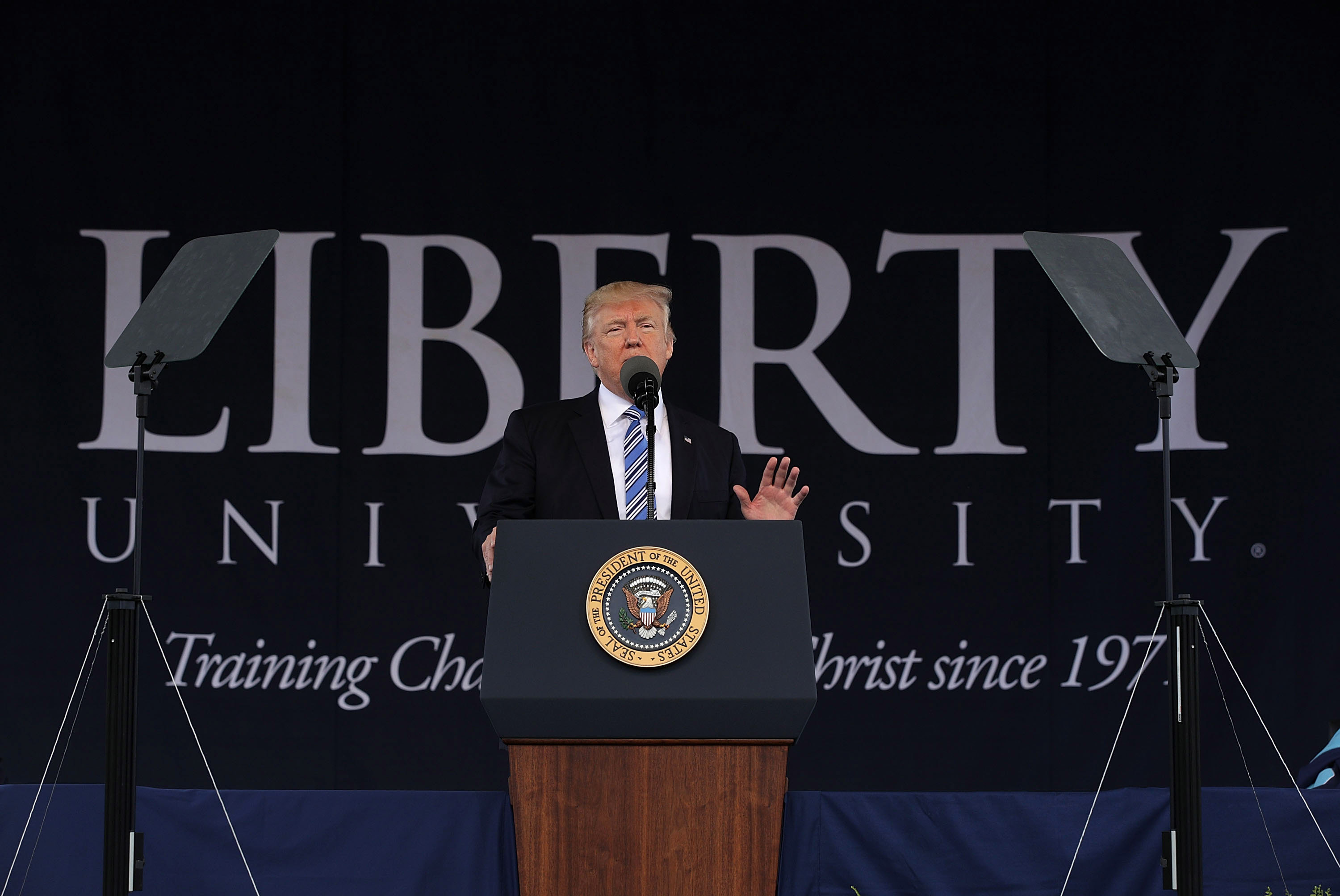 President Trump at Liberty University