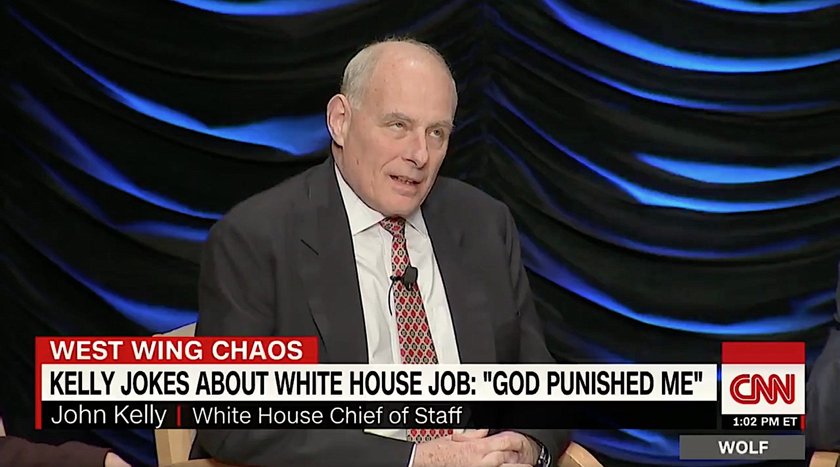 John Kelly &quot;jokes&quot; about working in the White House
