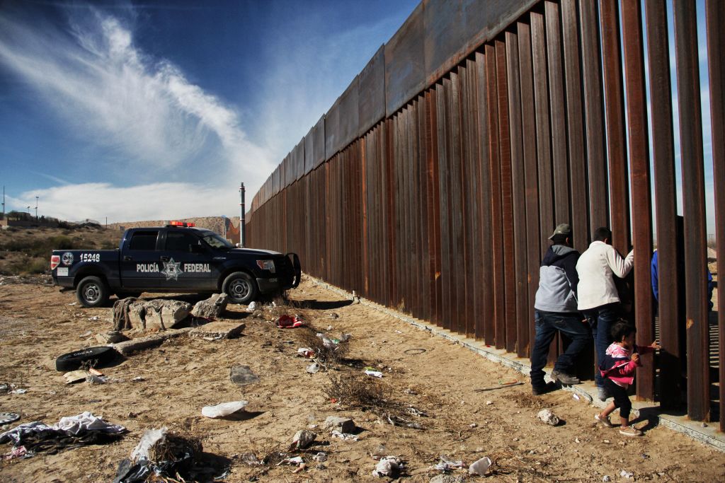 U.S. Mexico border wall.