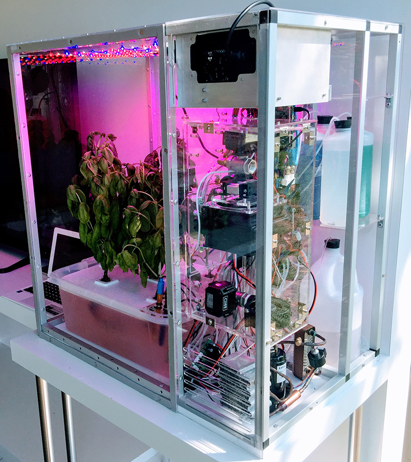 A &#039;food computer&#039; developed by the MIT Media Lab.