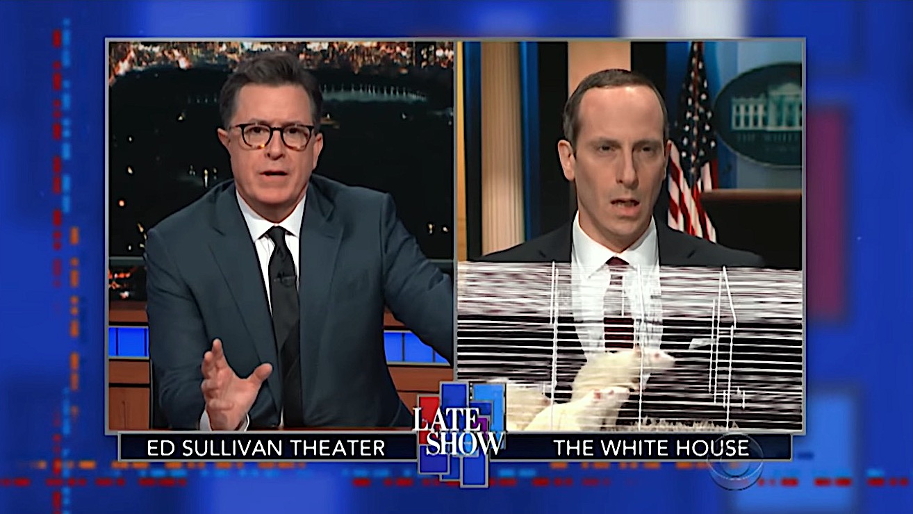 Stephen Colbert interviews &quot;Stephen Miller&quot;