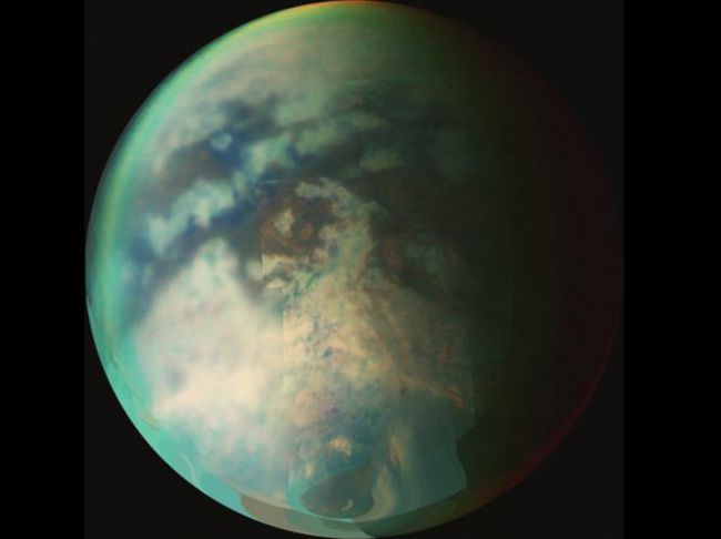 Saturn&#039;s moon Titan. 