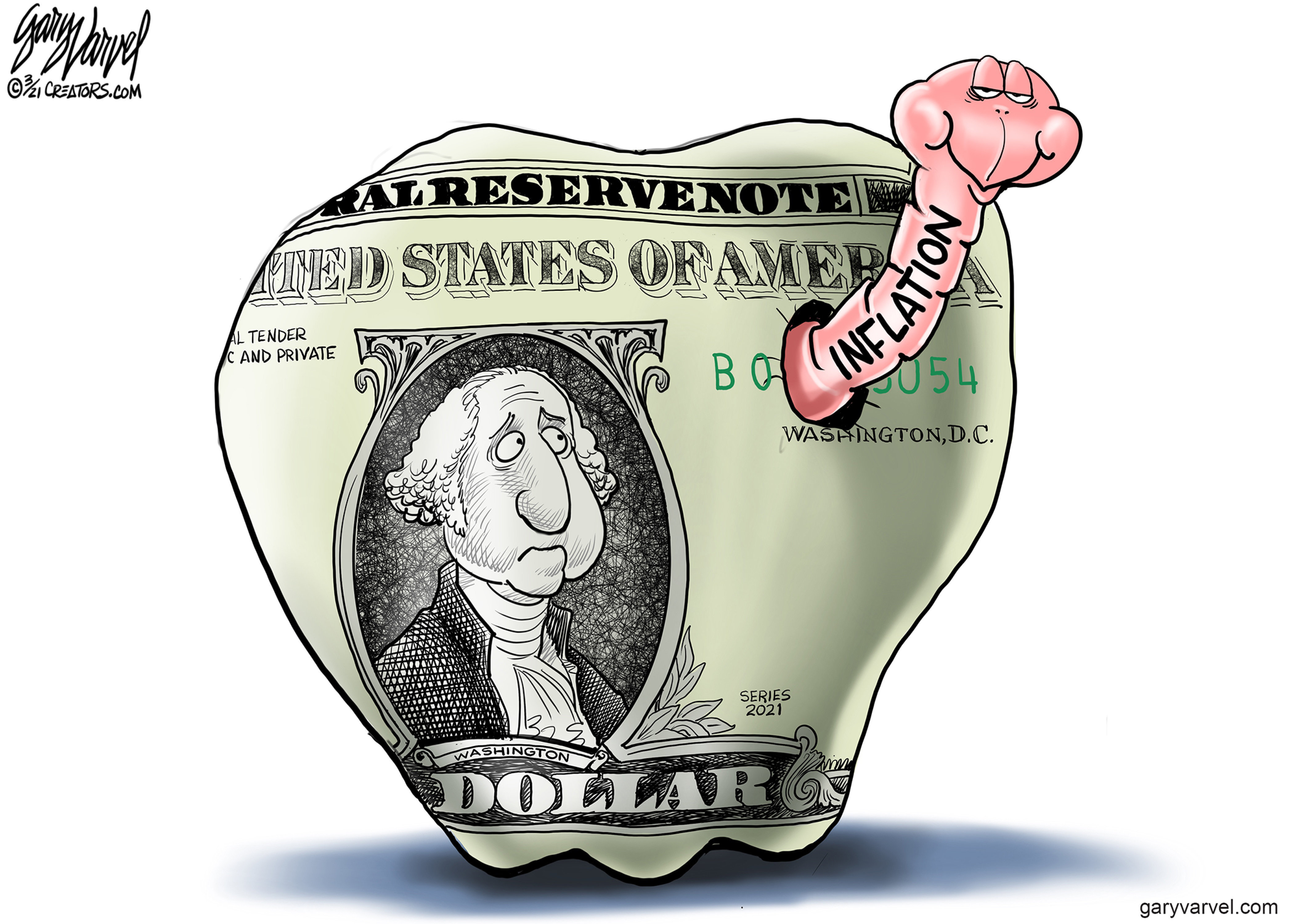 Editorial Cartoon U.S. inflation